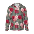thumbnail image 2 of Lsque Rose Flowers UPF 50+ Lightweight Sun Protection Men's Women's Long Sleeve Shirt, Hoodie Performance -3X-Large, 2 of 9