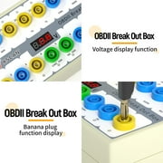 OBDII OBD2 Breakout Box Car OBD 2 Break Out Box Car Protocol Detector Auto Can Test Box Automotive Connector Car Detector