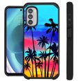 thumbnail image 1 of Compatible with Motorola Moto G Stylus 5G (2022) Hybrid Fusion Guard Phone Case Cover (Sunset Palm Tree), 1 of 1
