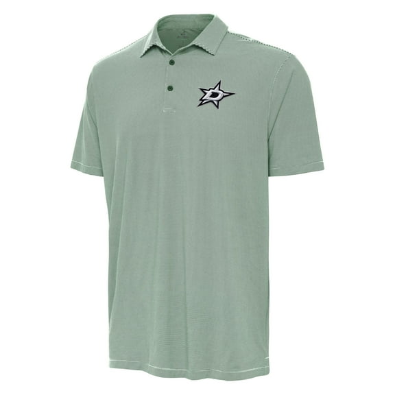 Men's Antigua Hunter Green Dallas Stars Twine Polo