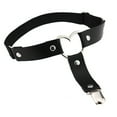 thumbnail image 4 of Ayyufe Women's Elasticity Heart Faux Leather Tight Suspender Punk Garter Belts, 4 of 4