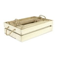 thumbnail image 6 of Set of 5 Wooden Slatted Crate with Rope Handle, 6 of 7