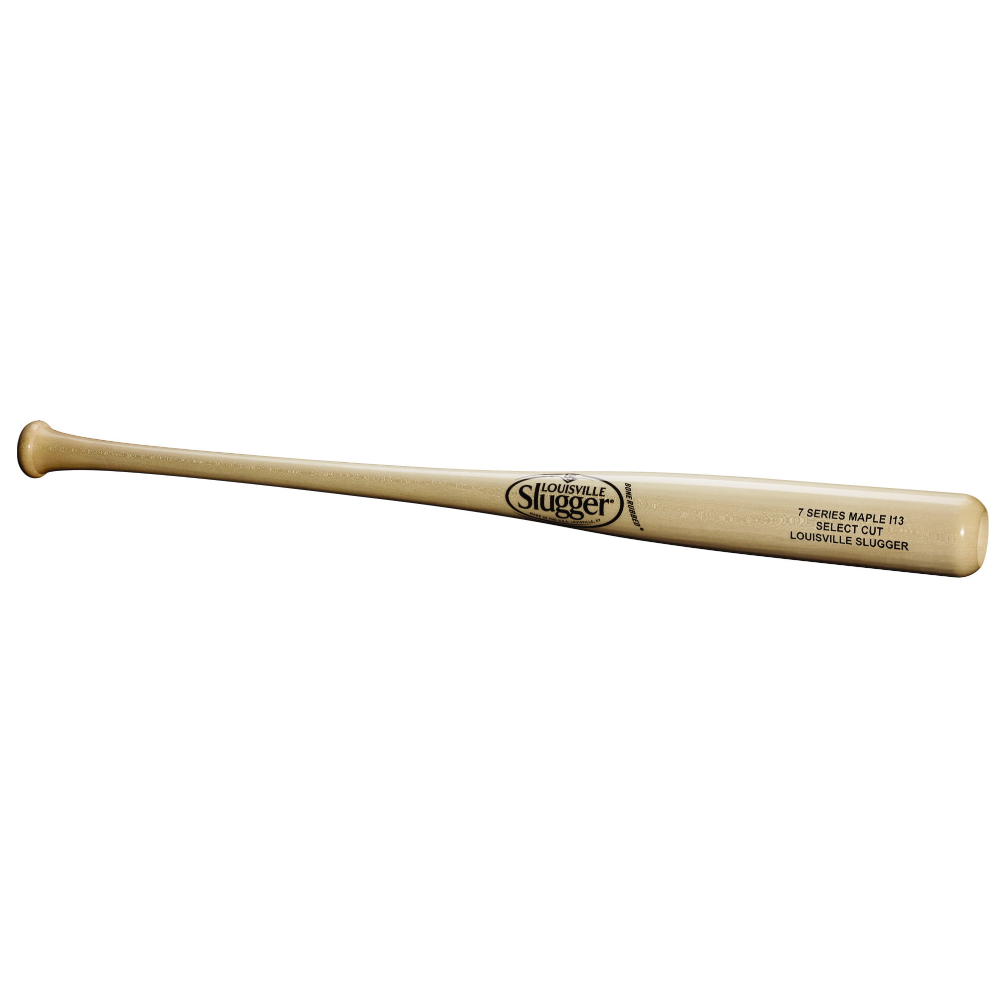 Louisville Slugger Hard Maple I13 Black/Natural Wood Baseball Bat:  WBHMI13-NB Adult