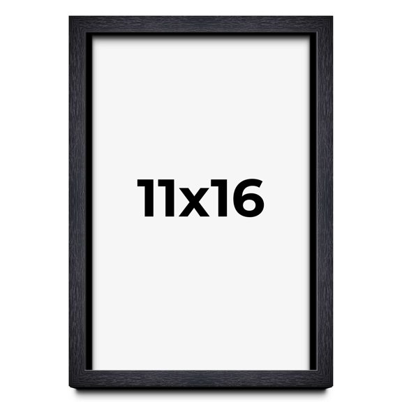11x16 Shadow Box Frame Black | 1 Inches Deep Real Wood Farmhouse Shadowbox Display Frame | UV