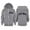 Grey, variant on Kids USA New York Zip Up Hoodie Trendy NY Graphic Letter Print Hooded Sweatshirt Casual Cardigan Outerwear Jacket Coat for Boys Girls