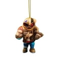 thumbnail image 2 of asddcavvf Interesting Super Wrist Style Rugby Player Acrylic Statue Keychain 2D Design A Sports Souvenir That Fans Can Collect Easter Picture Decorations Beads for Doorways, 2 of 6