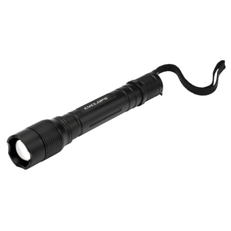 - CYCLOPS TACTICAL FLASHLIGHT DUAL MODE 200 LUMENS AAA (2) BLACK