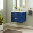 thumbnail image 3 of Modway Daybreak 24" Bathroom Vanity in Blue White, 3 of 9