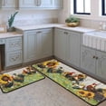 thumbnail image 3 of Rooster Kitchen Rugs and Mats Non Skid Washable Absorbent Stain Resistant,Durable and Easy to Clean,Anti Fatigue Kitchen Rug Set of 2 Farmhouse Kitchen Decor 17 x47+17"x30", 3 of 6