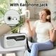 thumbnail image 4 of Radio Portátil de Bolsillo FM AM con Conector para Auriculares, Ideal para Emergencias, Huracanes, Correr, Caminar, Ir A Casa, Color Plateado., 4 of 5