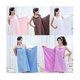 thumbnail image 4 of Toalla de baño para mujer, 150 80 Kilt de sauna, microfibra, gran absorción de agua, toalla de baño grande, cinco colores para elegir (rosa), 4 of 5
