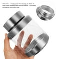thumbnail image 3 of OULII Silver Sealed Canisters for Kitchen Use Stainless Steel Food Storage Containers Set of 3, 3 of 7