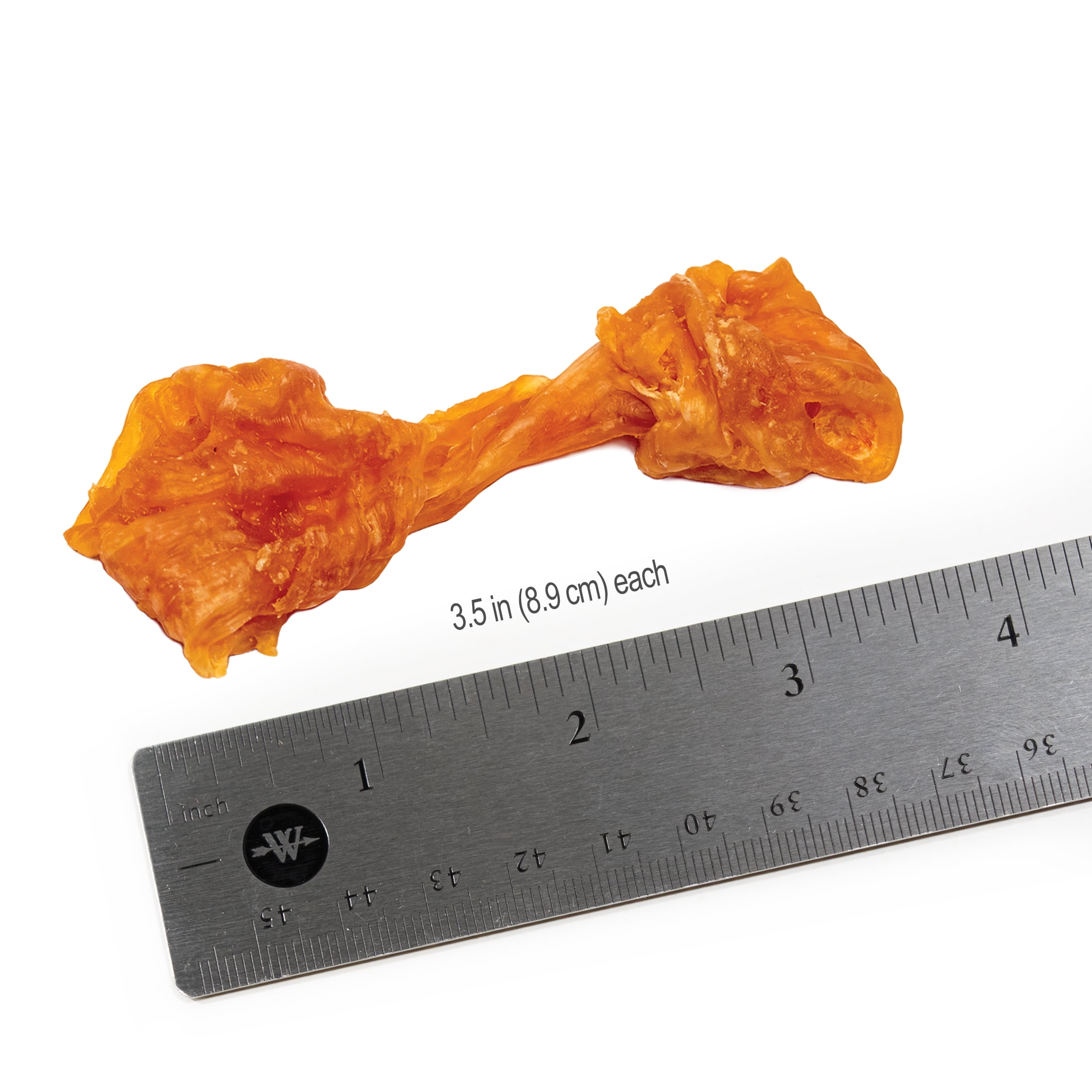 Ultra Chewy 3.5" Natural Turkey Tendon Bone Chews for Dogs 4pk