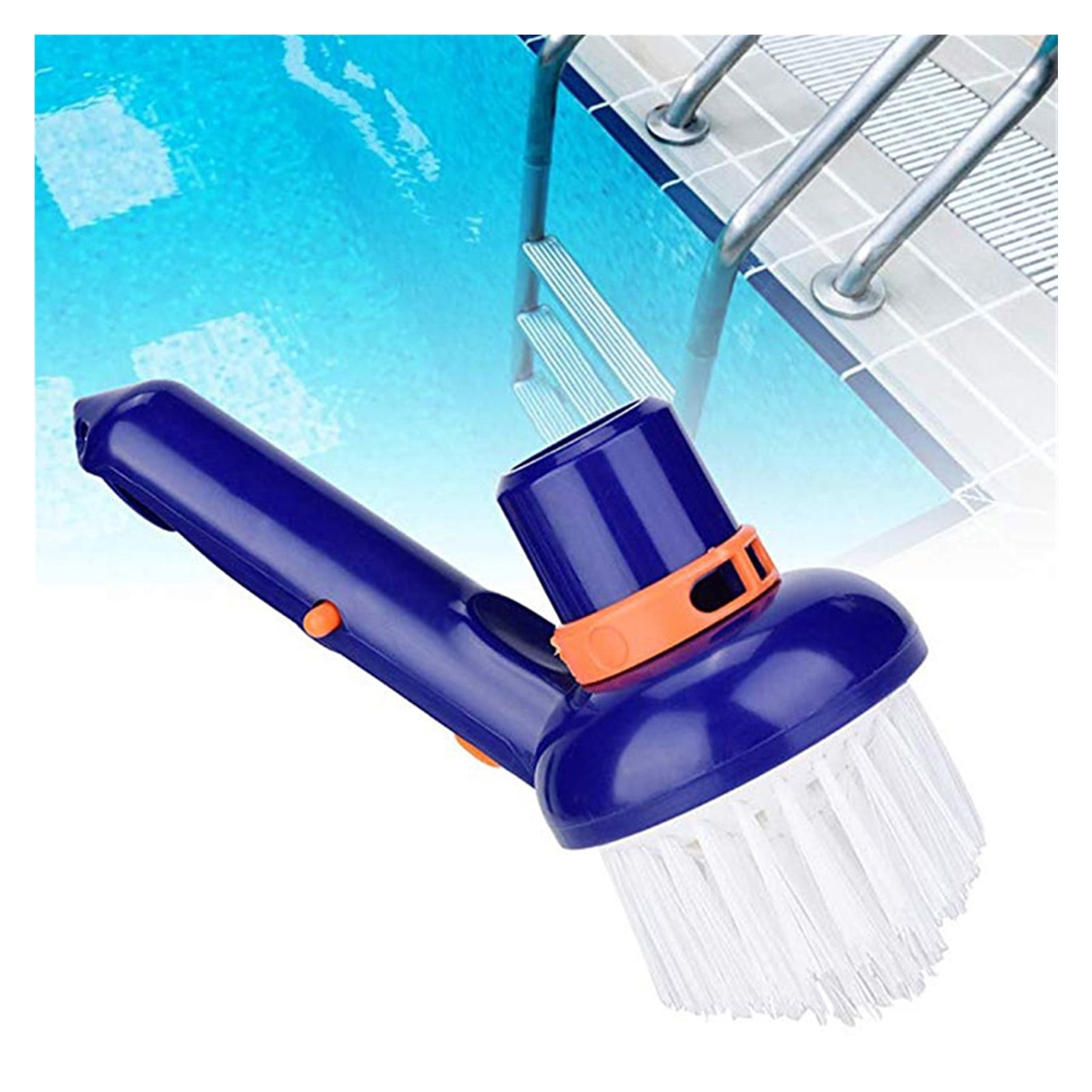 Practical Swimming Pool Brush Small Suction Head Brush Vacuum Cleaner Multifunctional Cleaning Accessories ,Great Suction Power