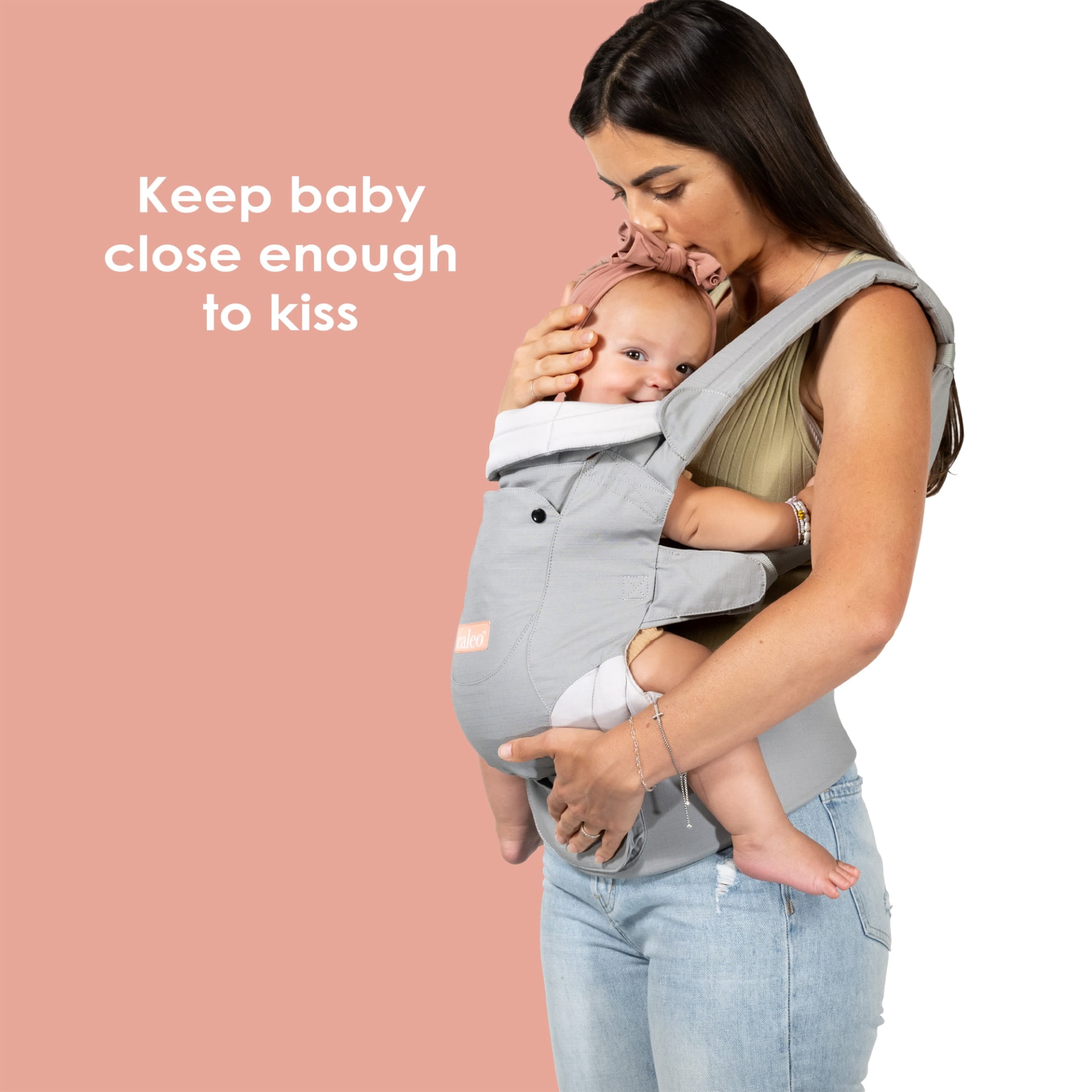 Baby Trend Caleo Charm Deluxe 3-in-1 Newborn Soft Carrier, Calypso