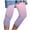 Pinky, variant on Capris Pants for Woman with Pocket New Women's Summer Beach Capris Plus Size Solid Vacation Casual Capris Trousers Fashion Workout Athletic Yoga Pants Pinky XL