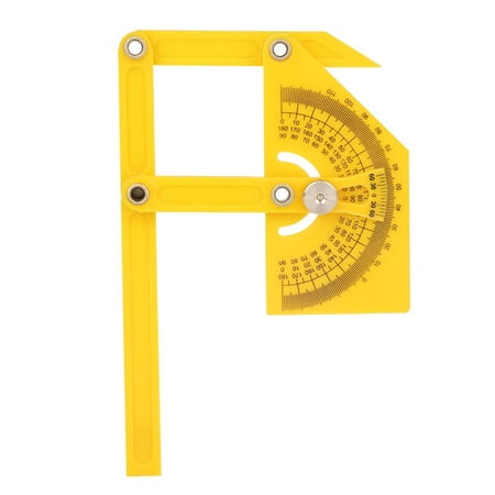 

Big sale Goniometer 180 Degree Protractor Angle Finder Miter Gauge Arm Measuring Ruler
