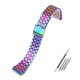 thumbnail image 3 of Correa de acero inoxidable de 18 mm para reloj CASIO A158/A159/A168/A169/B650 AQ230/700 A158W A168 Classic AE-1200 Correa de metal plateada y negra, 3 of 5