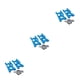 thumbnail image 3 of Vogacara 2X coches de control remoto Brazo oscilante del coche delantero Servicio de larga duración Brazos de suspensión RC duraderos Reemplazo para Type1 NO1 Vogacara CBP203176, 3 of 6