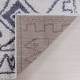 thumbnail image 4 of Ladole Rugs Grant Shaggy Asilah Abstract Modern Abstract Turkish Indoor Small Mat Doormat Rug in Dark Gray White, 1'10" x 2'11", 4 of 4