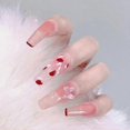 thumbnail image 4 of 24pcs Butterfly Print Wear Long Paragraph Fashion Manicure Patch False Nails, 4 of 4