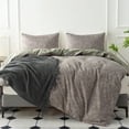 thumbnail image 4 of Funda Nórdica Rey Botánico Algodón Premium 3 Piezas Juego de Cama Chic Gris, 4 of 9