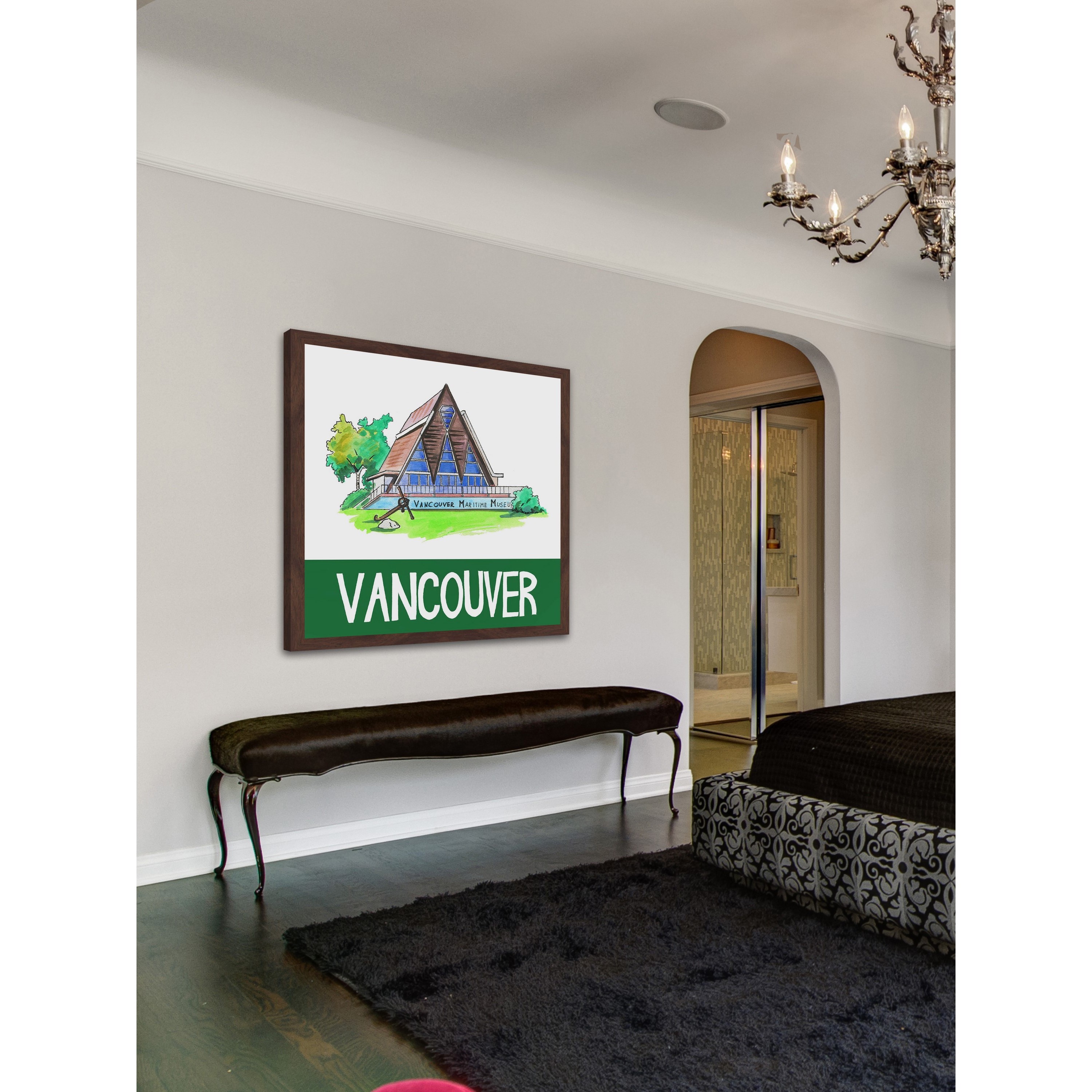 "Vancouver Maritime Museum 2" Framed Painting Print