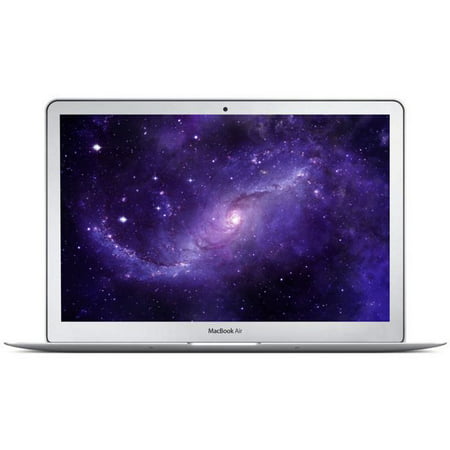 Apple 13.3-inch MacBook Air Laptop, Intel Core i5, 4GB RAM, Mac OS, 128GB SSD - Bundle: Black Case, Bluetooth Headset, Wireless Mouse, Silver (Refurbished)