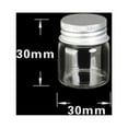 thumbnail image 2 of Estbridge Vials Small Glass Bottles Mini Jars With Aluminum Screw Lids New, 2 of 9