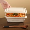 thumbnail image 7 of Biodegradable Disposable Lunch Box, Home Takeaway Packing Box, Starch based + Polypropylene Material, Multi Use for Parties Picnics, Eco-Friendly Household Kitchen Tool, 7 of 7