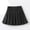 Black, variant on Girls Solid Color Pleated Skirt, College Style School Uniform Skirt for Kids, A-Line Pleated Mini Skirt for School and Casual Wear, Age 2-17 Years Black 100
