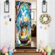 thumbnail image 1 of Decoraciones de Pascua, adornos de Pascua, regalos de Pascua, cortina de puerta de Pascua, decoraciones para fiestas, cubierta de puerta de fibra de poliéster, 1 of 6