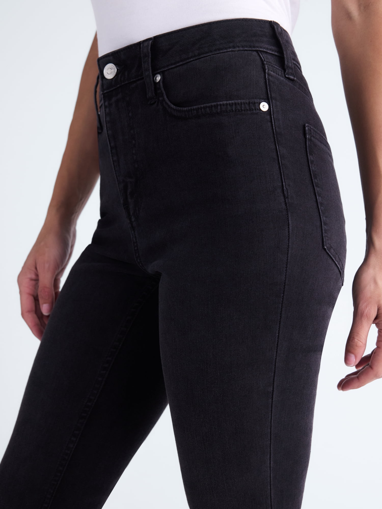 Scoop Women’s High Rise Pencil Jeans, 30'' Inseam, Sizes 0-20