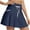Navy, variant on SnZhen Women's Solid Swim Skirt Quick Dry Bathing Suit Bottoms with Zipper Pocket
