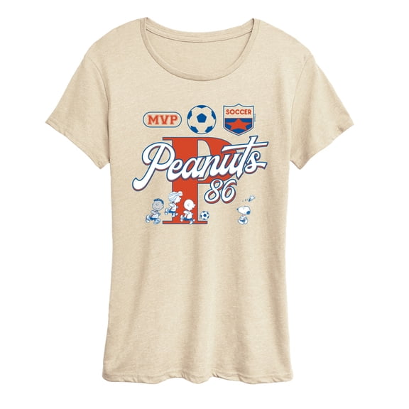 Peanuts - Soccer Jersey - Women's Short Sleeve Graphic T-Shirt
