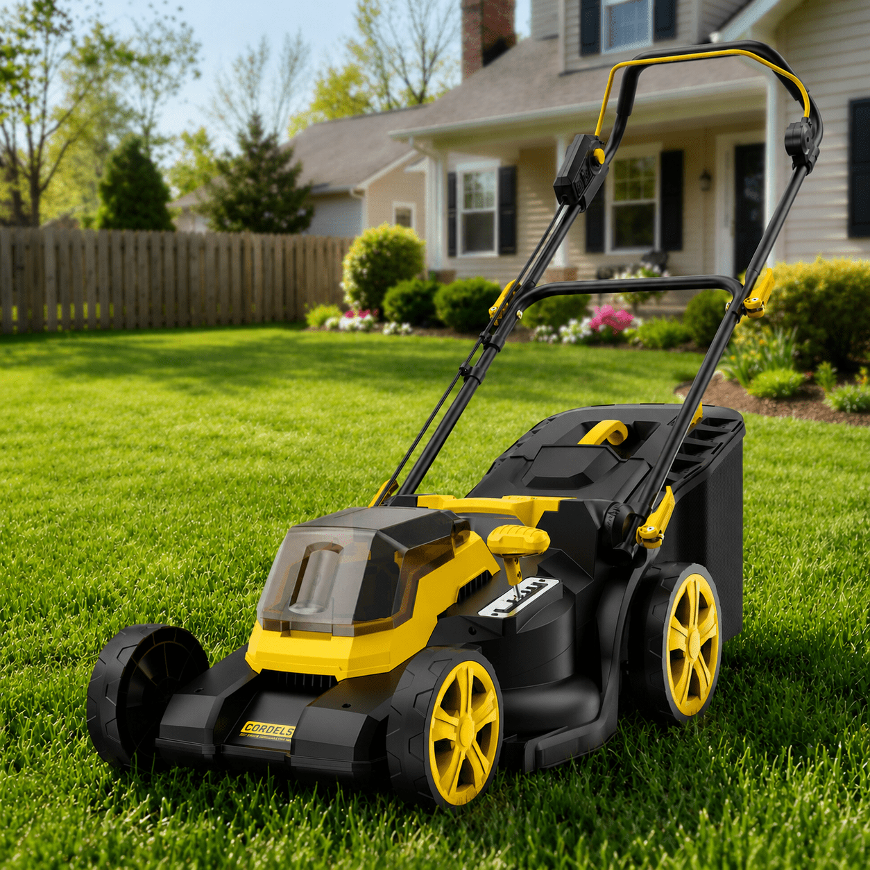 WEN 20V Max Cordless Lawn Mower and Mulcher, 19-Inch, Brushless