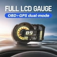 thumbnail image 4 of New Head Up Display Full LCD OBD+GPS Instrument Panel Modification Gauge RPM, 4 of 8