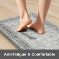 thumbnail image 3 of Anti Fatigue Fall Kitchen Mats, Boho Distressed Kitchen Floor Mats 17"x47"+17"x29", Non Slip Waterproof Kitchen Rugs, Padded Comfort Standing Mats for Laundry, Office, Sink, Desk Orange Multi, 3 of 6