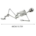 thumbnail image 3 of Room Decor Cool Halloween Decorations Halloween Ornament Latest Version Halloween Skeleton Prop Human Full Size Hand Model Decor Skeleton with Movable Joints for Halloween Decoration Desktop Ornament, 3 of 9