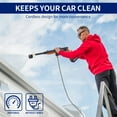 thumbnail image 6 of Cordless Portable Power Washer - Battery Powered Pressure Washer,Handheld Pressure Washer Gun with Nozzles,Rechargeable High-Pressure Car Washer Gun for Car Washing/Home/Floor, 6 of 7