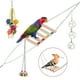 thumbnail image 5 of Juguetes para Cockatiel de Bargains Únicos, 6 Pcs, Escondite Natural de Coco con Escalera, Juguete Colgante con Campana, Accesorios para Jaula de Aves, 5 of 7