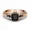 Gold, variant on Square Cut Black Tourmaline Cocktail Ring for Women – 925 Sterling Silver, Size 6 to 10