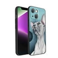 thumbnail image 1 of Compatible with iPhone 14 Plus Phone Case, sphynx-cat150 Case Silicone Protective for Teen Girl Boy Case for iPhone 14 Plus, 1 of 1