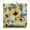 Retro Sunflower Gr, variant on Palm Inspired Floor Pillow&nbsp;– 22x22 Inch Large Cushion, Dutch Velvet, Elegant Frond Design (Sophisticated Tropical)