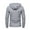 womens hoodies Grey, variant on Sweaters Hooded Sweatshirt Mens Slim Fit Zip Up Hoodies Sweatshirt Lightweight Long Sleeve with Kanga Pocket