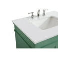thumbnail image 5 of Elegant Decor 30 inch Single Bathroom vanity in Vintage Mint, 5 of 13