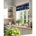 thumbnail image 6 of Simple Style Window Valance Curtain Modernism ART Rod Pocket Short Curtain for Living Room, Bedroom & Kitchen Window Decor 42x18in, 6 of 8