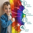 thumbnail image 3 of Blackout Kids Curtains,Colorful Tie Dye Pattern Childrens Insulated Curtains Set Of 2,Bedroom Essentials,Toddler Room Decor 42"x54", 3 of 5