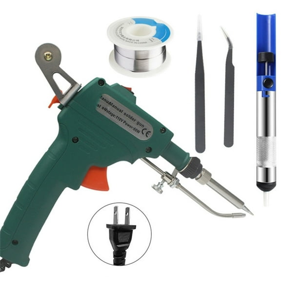 asddcavvf Handheld Soldering Kit External & Internal Heating Manual Feed Solder Electronics Kits Soldering