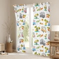 thumbnail image 3 of jejeloiu Happy Camping Car Curtains Pack of 2 (42x84 Each),Hawaii Holiday Curtains Blackout,Ocean Surfing Bedroom Curtains For Boys Girls,Breathable Home Decor, 3 of 6